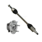 Kugel Front Left (Driver Side) CV Axle Drive Shaft And Complete Wheel Hub Bearing Assembly Kit For Tesla X AWD with BATTERY EV (EV BEV) engine KN7-101358
