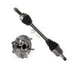 Kugel Front Left (Driver Side) CV Axle Drive Shaft And Complete Wheel Hub Bearing Assembly Kit For 2011-2017 Nissan Juke Automatic CVT transmission KN7-101362