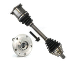 Kugel Front Left (Driver Side) CV Axle Drive Shaft And Complete Wheel Hub Bearing Assembly Kit For Volkswagen Jetta Passat Beetle KN7-101363