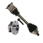 Kugel Front Left (Driver Side) CV Axle Drive Shaft And Hub Bearing Assembly Kit For 2015-2016 Audi A3 2.0L with DIESEL engine Automatic Dual Clutch transmission With 80mm Pilot Diameter KN7-101378