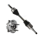 Kugel Front Left (Driver Side) CV Axle Drive Shaft And Complete Wheel Hub Bearing Assembly Kit For 2016 Chevrolet Cruze 1.4L with Automatic transmission VIN P (4th Digit Limited) KN7-101385