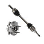 Kugel Front Left (Driver Side) CV Axle Drive Shaft And Complete Wheel Hub Bearing Assembly Kit For Chevrolet Cruze 1.4L with Turbocharged Automatic transmission KN7-101386