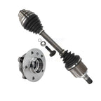 Kugel Front Left (Driver Side) CV Axle Drive Shaft And Complete Wheel Hub Bearing Assembly Kit For BMW X1 Mini Cooper Countryman Clubman X2 KN7-101394