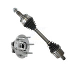Kugel Front Left (Driver Side) CV Axle Drive Shaft And Complete Wheel Hub Bearing Assembly Kit For Chevrolet GMC Silverado 1500 Sierra Cadillac Escalade Suburban Tahoe Yukon XL ESV KN7-101398