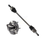 Kugel Front Left (Driver Side) CV Axle Drive Shaft And Complete Wheel Hub Bearing Assembly Kit For 2006-2007 Subaru B9 Tribeca KN7-101401
