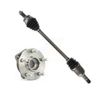 Kugel Front Left (Driver Side) CV Axle Shaft And Bearing Kit For 2012-2013 Subaru Impreza Limited Base Premium with Sedan Hatchback AWD 2.0L Naturally Aspirated Automatic CVT transmission KN7-101406