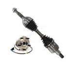 Kugel Front Left (Driver Side) CV Axle Drive Shaft And Complete Wheel Hub Bearing Assembly Kit For Chevrolet GMC Blazer S10 Jimmy Sonoma Isuzu Hombre Oldsmobile Bravada w/o ZR-2 KN7-101411