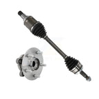 Kugel Front Left (Driver Side) CV Axle Drive Shaft And Complete Wheel Hub Bearing Assembly Kit For 2018-2022 Toyota C-HR FWD with 2.0L Automatic CVT transmission KN7-101414