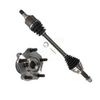 Kugel Front Left (Driver Side) CV Axle Drive Shaft And Complete Wheel Hub Bearing Assembly Kit For Nissan NV200 Chevrolet City Express KN7-101416