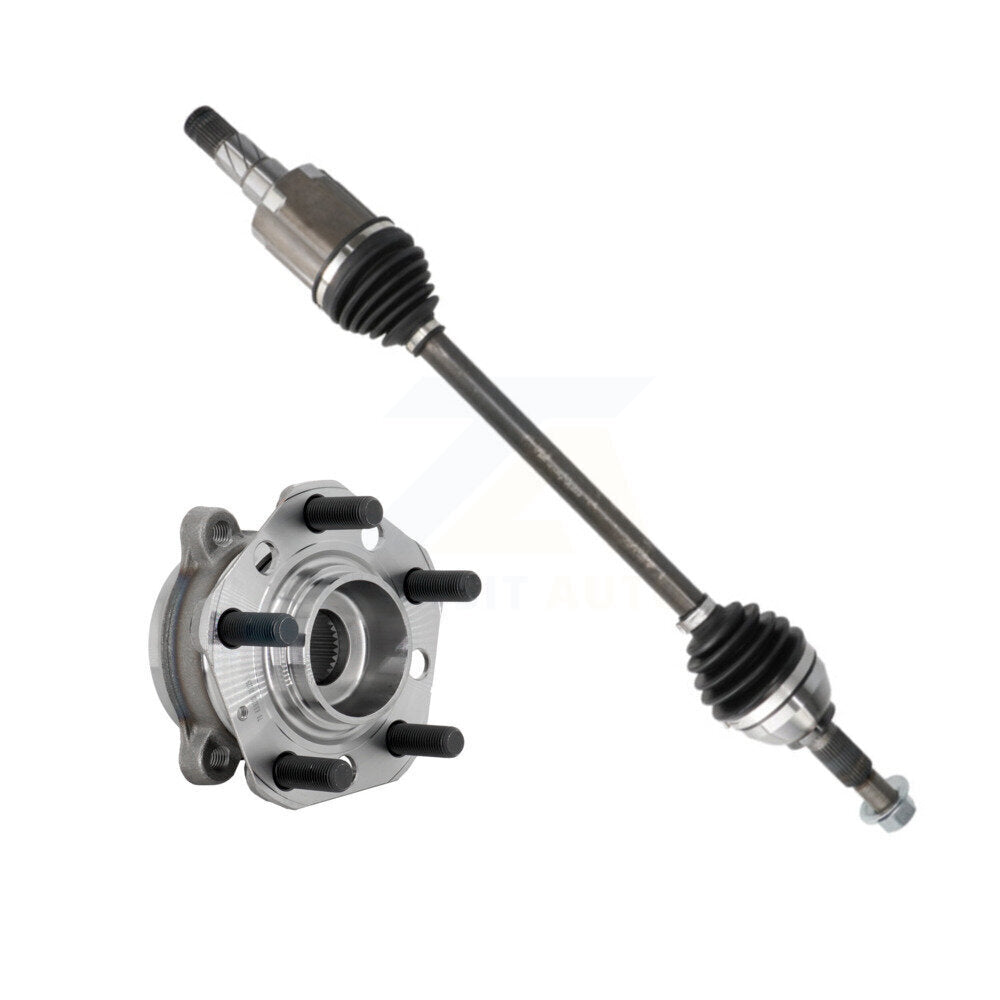 Kugel Front Left (Driver Side) CV Axle Drive Shaft And Hub Bearing Assembly Kit For 2018-2023 Tesla 3 Sedan with AWD BATTERY EV (EV BEV) engine Automatic transmission With 142mm Flange KN7-101425