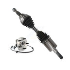 Kugel Front Left (Driver Side) CV Axle Drive Shaft And Complete Wheel Hub Bearing Assembly Kit For Jeep Liberty Dodge Nitro 4WD KN7-101426