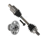 Kugel Front Left (Driver Side) CV Axle Drive Shaft And Complete Wheel Hub Bearing Assembly Kit For Mercedes-Benz C300 C350 C250 E350 KN7-101430