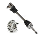 Kugel Front Left (Driver Side) CV Axle Drive Shaft And Complete Wheel Hub Bearing Assembly Kit For Chevrolet Tracker Suzuki Grand Vitara XL-7 4WD KN7-101438