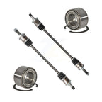 Kugel Rear CV Axle Drive Shaft] Complete Assembly And Wheel Bearing Kit For 2002-2004 Honda CR-V LX with 4WD 2.4L Primary Design - Left Right Side (Driver Passenger) KN7-101440