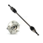 Kugel Rear Left (Driver Side) CV Axle Drive Shaft And Complete Wheel Hub Bearing Assembly Kit For Ford Explorer Police Interceptor Utility AWD KN7-101453