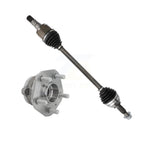 Kugel Rear Left (Driver Side) CV Axle Drive Shaft And Complete Wheel Hub Bearing Assembly Kit For 2017-2023 Tesla 3 Sedan with BATTERY EV (EV BEV) engine With 150mm Flange KN7-101454