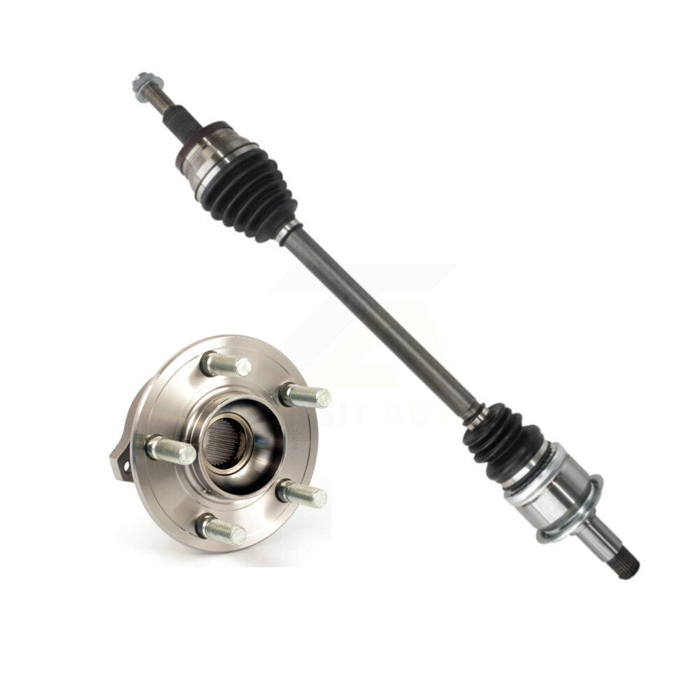 Kugel Rear Right (Passenger Side) CV Axle Drive Shaft And Complete Wheel Hub Bearing Assembly Kit For Dodge Chrysler 300 Charger Challenger KN7-101470