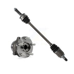 Kugel Rear Right (Passenger Side) CV Axle Drive Shaft And Complete Wheel Hub Bearing Assembly Kit For Subaru Impreza 25 Spline Inner Joint KN7-101473
