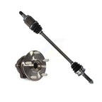 Kugel Rear Right (Passenger Side) CV Axle Drive Shaft And Complete Wheel Hub Bearing Assembly Kit For 2014 Subaru Impreza WRX with AWD 2.5L Turbocharged KN7-101474