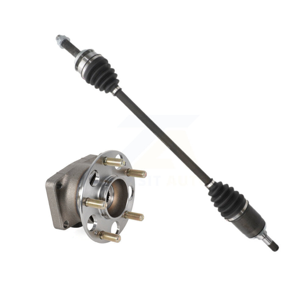 Kugel Rear Right (Passenger Side) CV Axle Drive Shaft And Complete Wheel Hub Bearing Assembly Kit For 2016-2022 Honda HR-V AWD KN7-101482