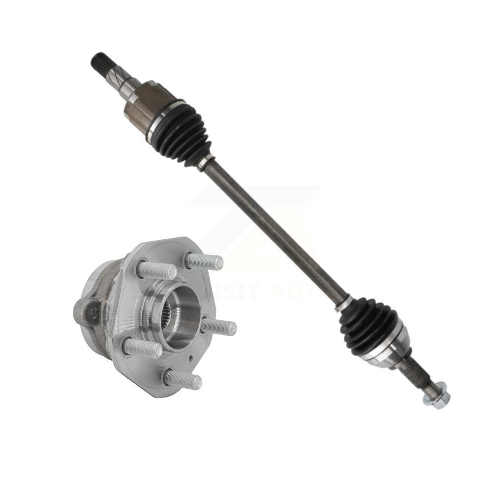 Kugel Rear Right (Passenger Side) CV Axle Drive Shaft And Complete Wheel Hub Bearing Assembly Kit For 2017-2023 Tesla 3 Sedan with BATTERY EV (EV BEV) engine With 150mm Flange KN7-101484
