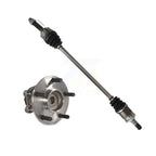 Kugel Rear Right (Passenger Side) CV Axle Drive Shaft And Complete Wheel Hub Bearing Assembly Kit For 2013-2015 Mitsubishi RVR Outlander Sport FWD with Naturally Aspirated GAS engine KN7-101487