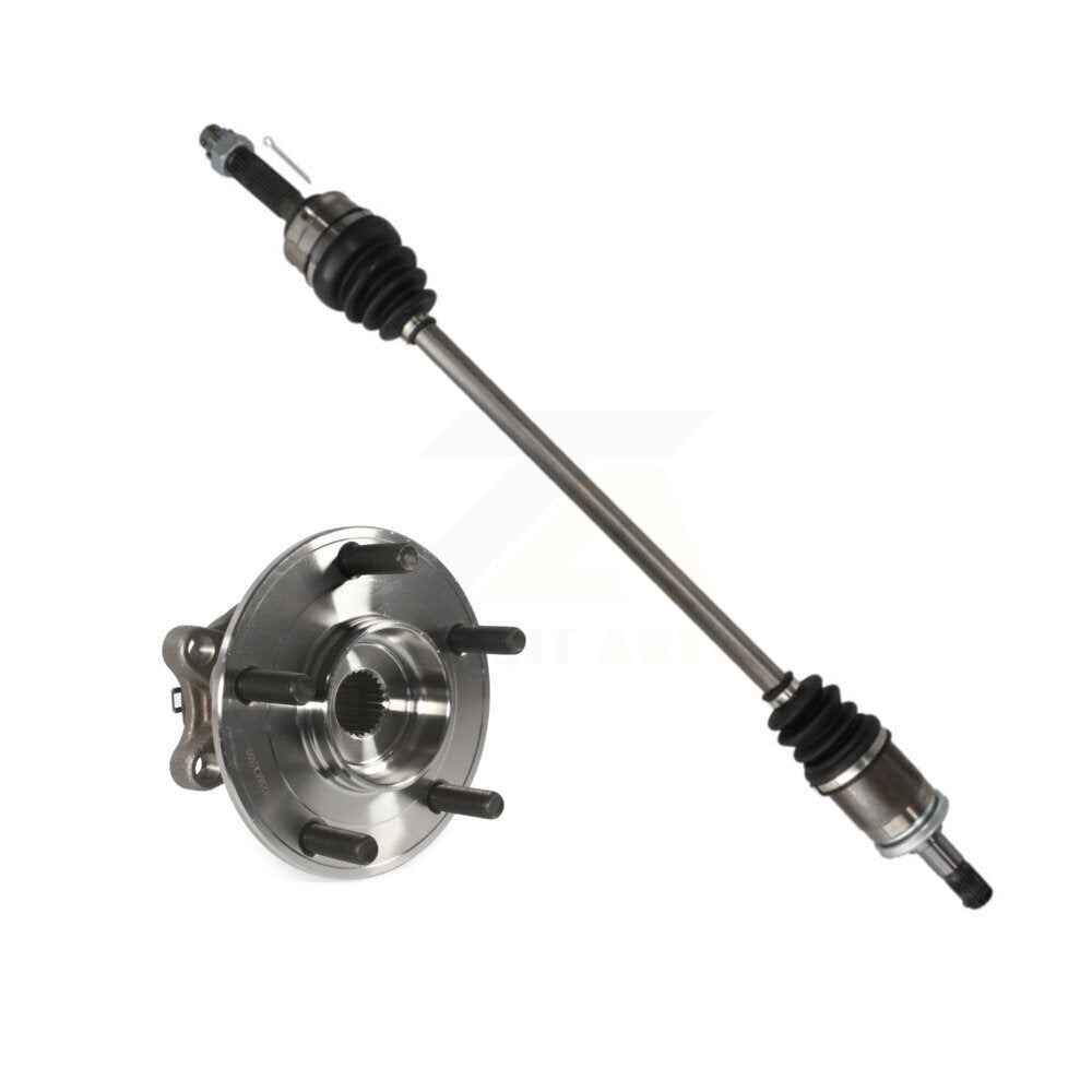 Kugel Rear Right (Passenger Side) CV Axle Drive Shaft And Complete Wheel Hub Bearing Assembly Kit For Mitsubishi Outlander RVR Sport KN7-101488