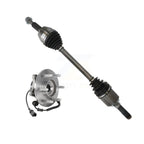 Kugel Rear Right (Passenger Side) CV Axle Drive Shaft And Complete Wheel Hub Bearing Assembly Kit For 2007-2010 Ford Expedition Lincoln Navigator 9.75 In. Ring Gear KN7-101494