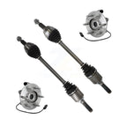 Kugel Rear CV Axle Drive Shaft And Complete Wheel Hub Bearing Assembly Kit For Ford Expedition - Left Right Side (Driver Passenger) KN7-101502