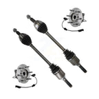Kugel Rear CV Axle Drive Shaft And Complete Wheel Hub Bearing Assembly Kit For 2018-2021 Lincoln Navigator RWD 4WD W 9.75" Ring Gear - Left Right Side (Driver Passenger) KN7-101503
