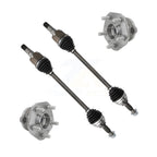 Kugel Rear CV Axle Drive Shaft And Complete Wheel Hub Bearing Assembly Kit For 2017-2023 Tesla 3 Sedan with BATTERY EV (EV BEV) engine With 150mm Flange - Left Right Side (Driver Passenger) KN7-101506