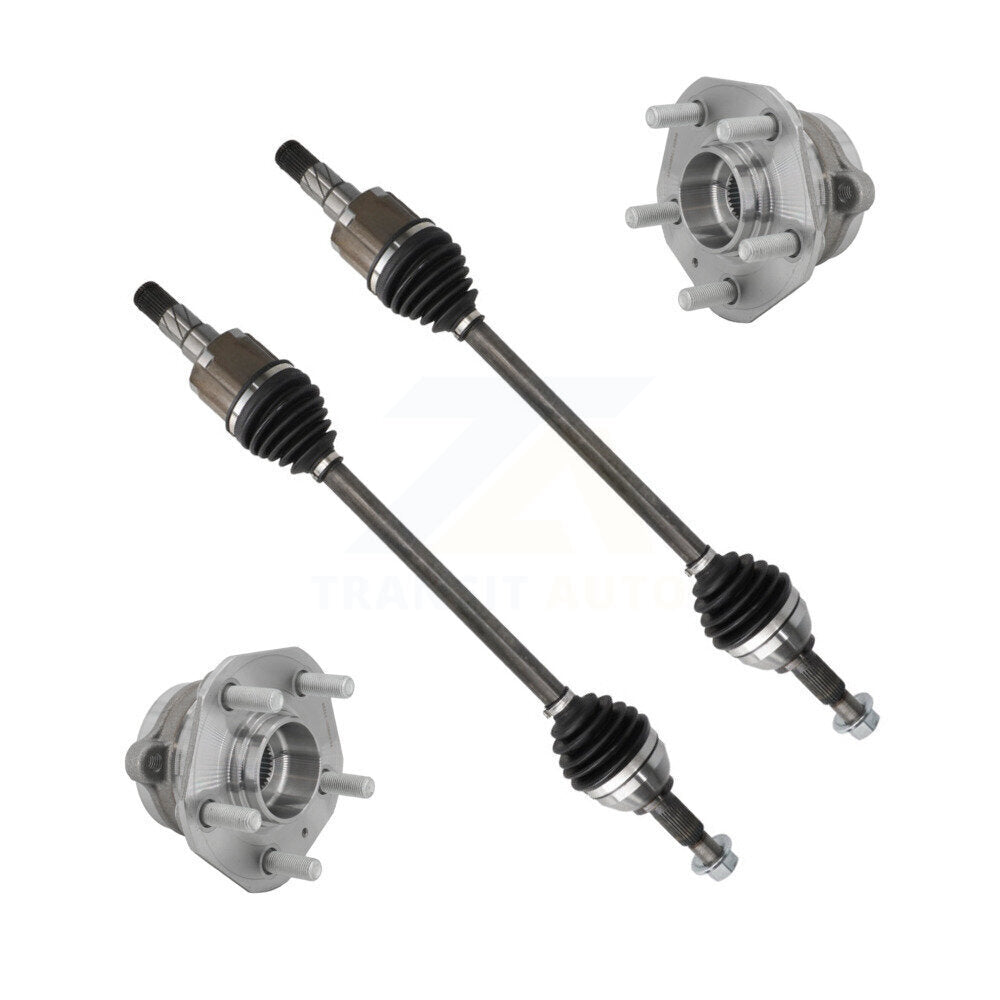 Kugel Rear CV Axle Drive Shaft And Complete Wheel Hub Bearing Assembly Kit For 2017-2023 Tesla 3 Sedan with BATTERY EV (EV BEV) engine With 150mm Flange - Left Right Side (Driver Passenger) KN7-101506