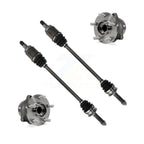 Kugel Rear CV Axle Drive Shaft And Complete Wheel Hub Bearing Assembly Kit For Subaru Forester - Left Right Side (Driver Passenger) KN7-101511