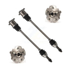 Kugel Rear CV Axle Drive Shaft And Complete Wheel Hub Bearing Assembly Kit For Toyota RAV4 Lexus NX300h AWD with 2.5L FULL HYBRID EV-GAS (FHEV) engine - Left Right Side (Driver Passenger) KN7-101520