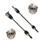 Kugel Rear CV Axle Drive Shaft And Hub Bearing Assembly Kit For 2016-2017 Toyota RAV4 AWD with 2.5L FULL HYBRID EV-GAS (FHEV) engine VIN F (5th Digit) - Left Right Side (Driver Passenger) KN7-101522
