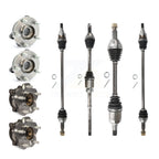 Kugel Front Rear CV Axle Drive Shaft And Complete Wheel Hub Bearing Assembly Kit (8Pc) For Nissan Pathfinder INFINITI QX60 Primary Design - Left Right Side (Driver Passenger) KN7-101537