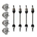 Kugel Front Rear CV Axle Shaft And Bearing Kit (8Pc) For 2018-2023 Tesla 3 Sedan with AWD BATTERY EV (EV BEV) engine Automatic transmission With 150mm Flange - Left Right (Driver Passenger) KN7-101550