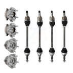 Kugel Front Rear CV Axle Shaft And Bearing Kit (8Pc) For 2017-2023 Tesla 3 Sedan with RWD BATTERY EV (EV BEV) engine Automatic transmission With 150mm Flange - Left Right (Driver Passenger) KN7-101551