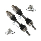 Kugel Front CV Axle Drive Shaft And Complete Wheel Hub Bearing Assembly Kit For Dodge Dakota Durango 4WD with 4-Wheel ABS - Left Right Side (Driver Passenger) KN7-101558