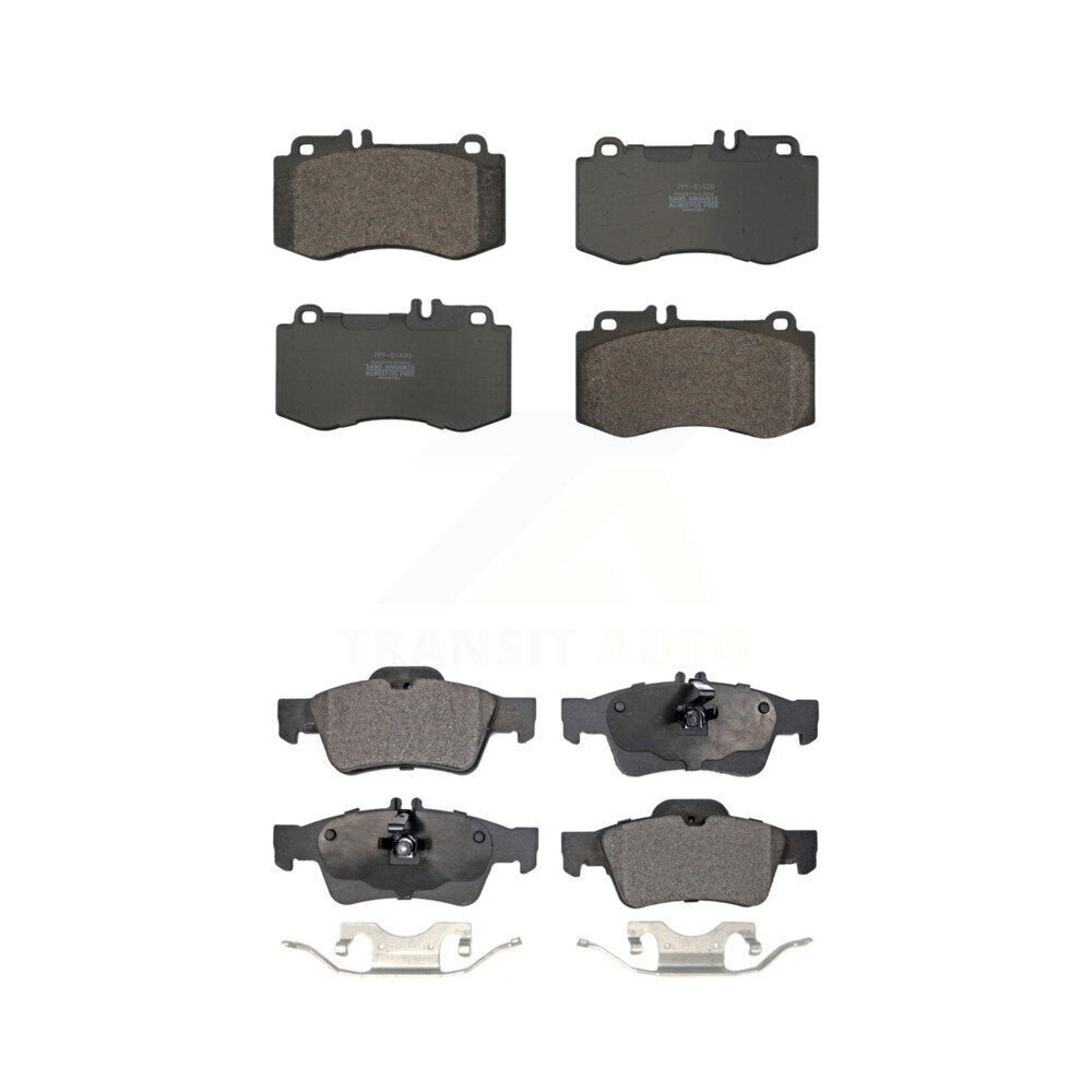 Positive Plus Front Rear Semi-Metallic Brake Pads Kit For Mercedes-Benz E350 E550 E400 CLS400 KPF-100851