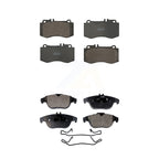 Positive Plus Front Rear Semi-Metallic Brake Pads Kit For Mercedes-Benz E350 E400 With 344mm Diameter Rotor Convertible/Coupe KPF-100852