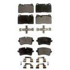 Positive Plus Front Rear Semi-Metallic Brake Pads Kit For Porsche Macan KPF-100853