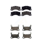 Positive Plus Front Rear Semi-Metallic Brake Pads Kit For Porsche Cayenne With Cast Iron Disc 390mm Diameter Rotor KPF-100854