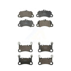 Positive Plus Front Rear Semi-Metallic Brake Pads Kit For Porsche Cayenne With 350mm Diameter Rotor Cast Iron Disc KPF-100855
