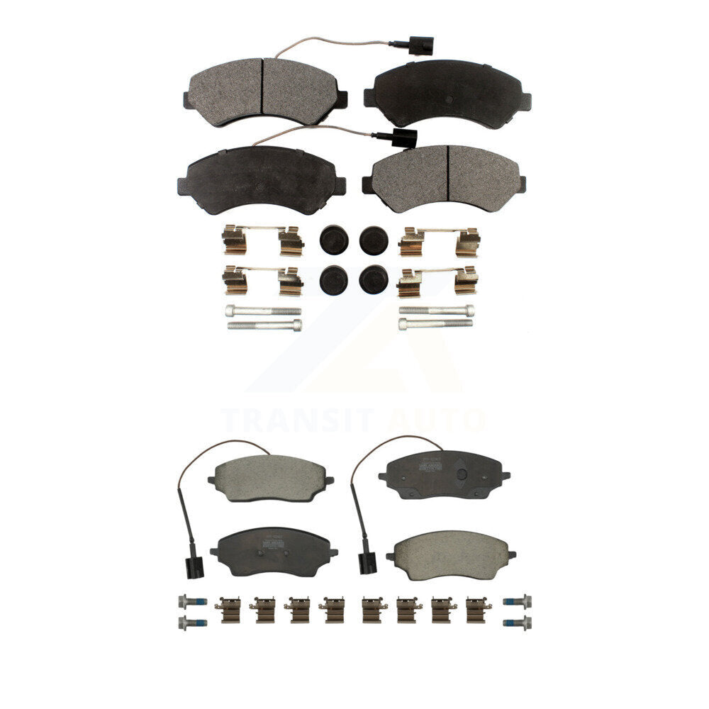 Positive Plus Front Rear Semi-Metallic Brake Pads Kit For 2022 Ram ProMaster 3500 2500 1500 KPF-100857