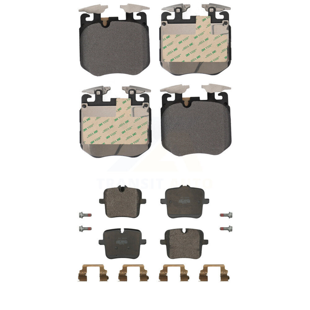 Positive Plus Front Rear Semi-Metallic Brake Pads Kit For BMW X5 M850i xDrive Gran Coupe M760i KPF-100859