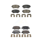 Positive Plus Front Rear Semi-Metallic Brake Pads Kit For Hyundai Kona With Electric Parking KPF-100861