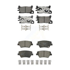 Positive Plus Front Rear Semi-Metallic Brake Pads Kit For Genesis GV80 G90 KPF-100863