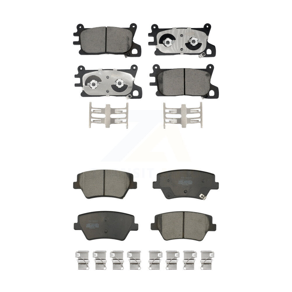 Positive Plus Front Rear Semi-Metallic Brake Pads Kit For Genesis GV80 G90 KPF-100863