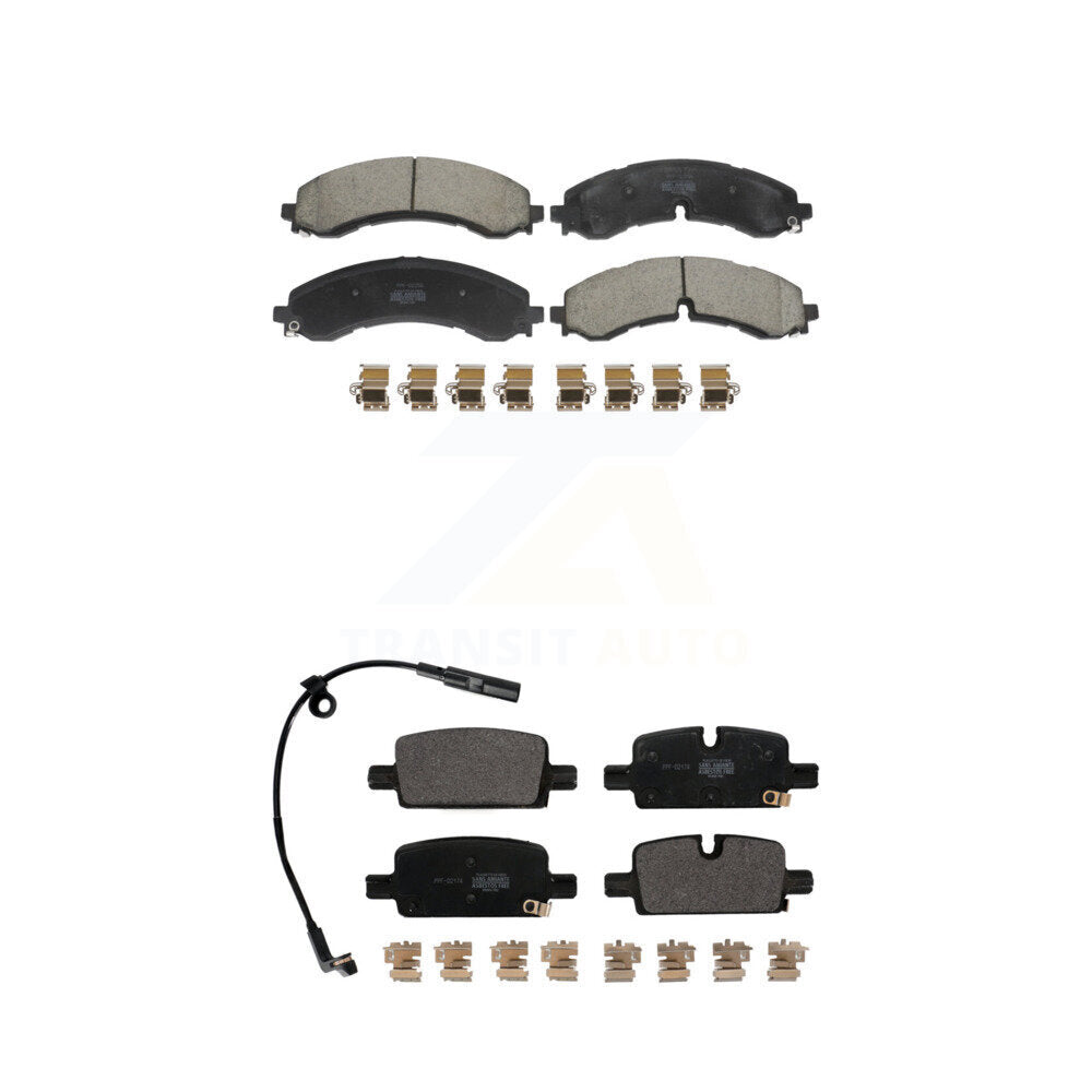 Positive Plus Front Rear Semi-Metallic Brake Pads Kit For 2024 GMC Sierra EV KPF-100865